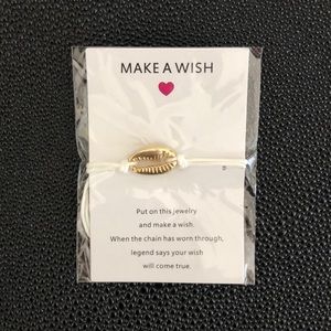 Cowrie Adjustable Wish Bracelet